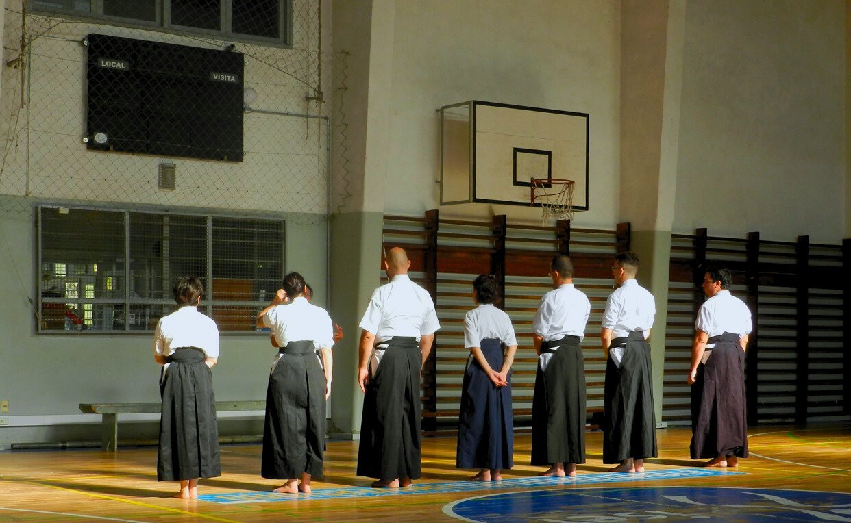 Practicantes de Naginata